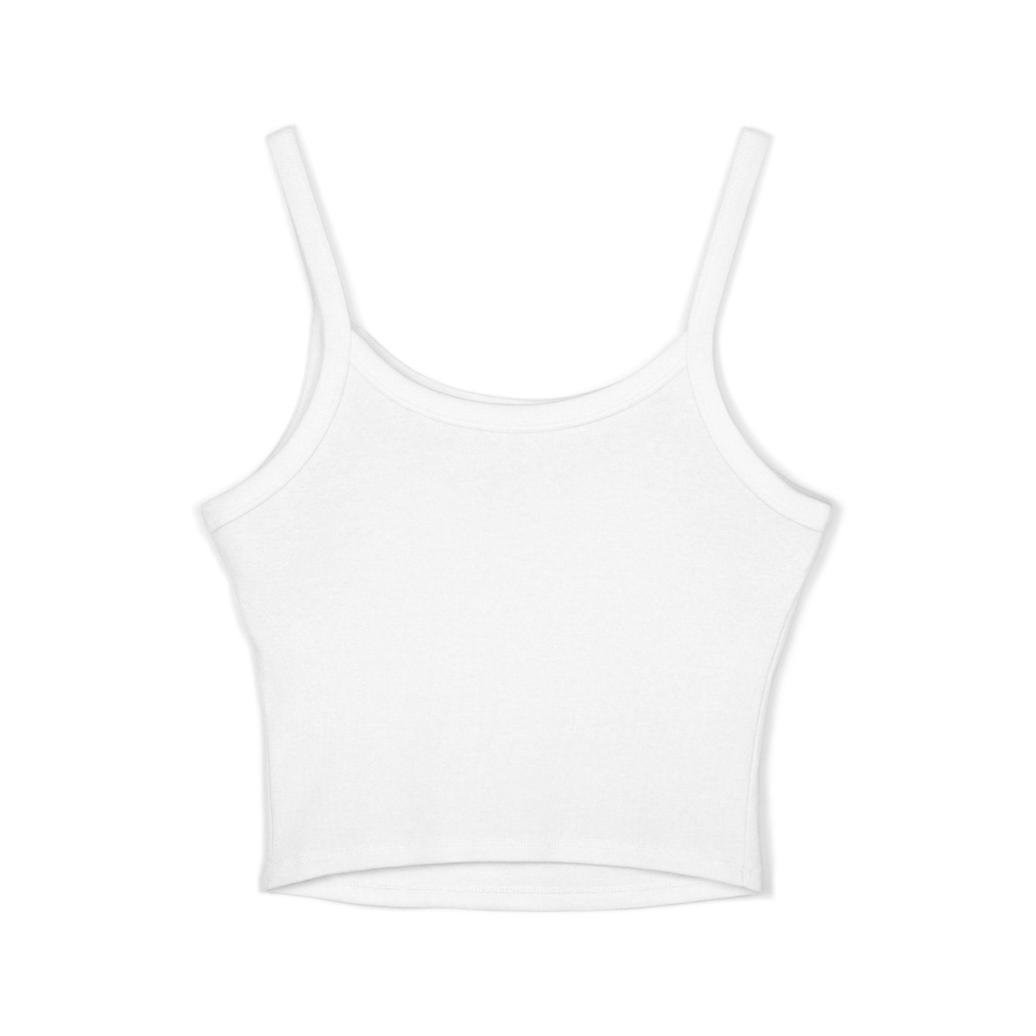 Heart Tic-Tac-Toe Crop Tank Top — Cute Valentine Graphic Spaghetti Strap - Image 2